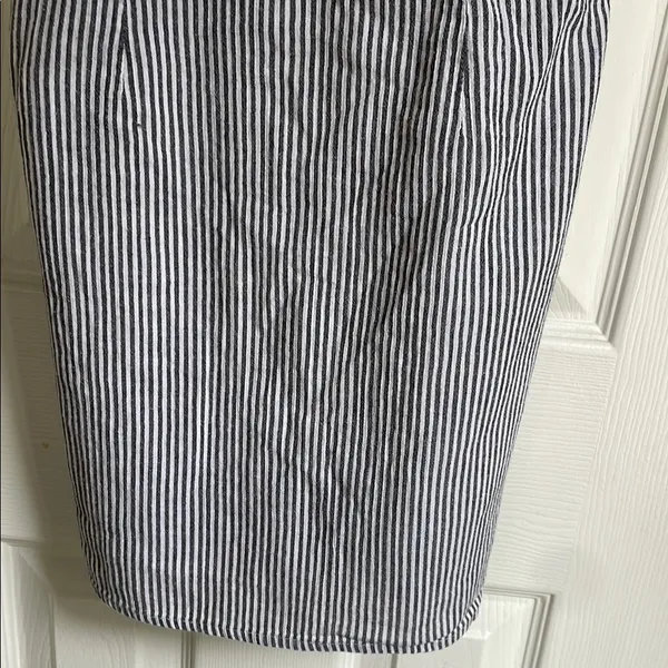 Vestique Blue and White Striped Mini Dress - Image 3