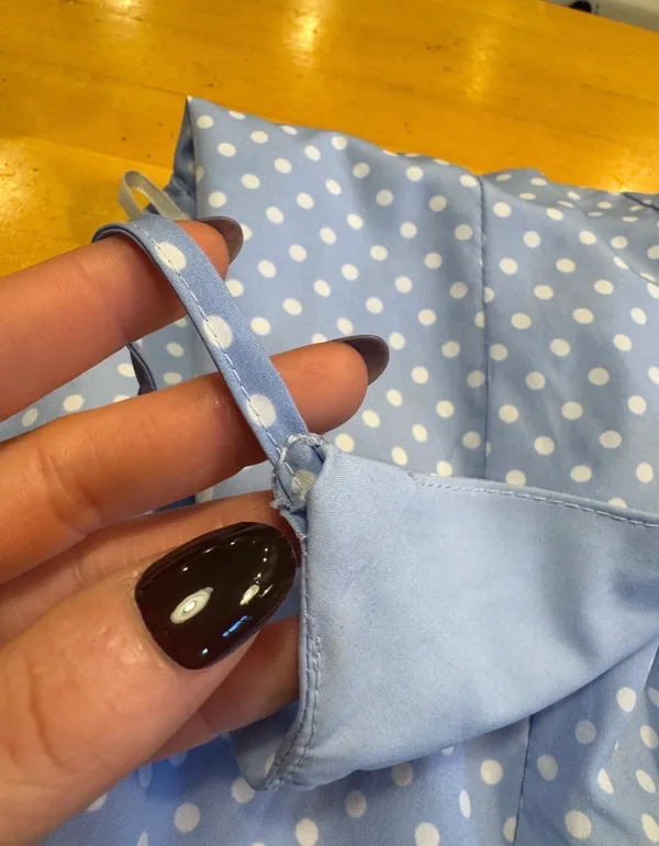 Superdown Revolve Mayra Blue Polka Dot Ruffle Mini Dress - Image 8