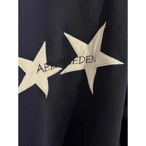 Aelfric Eden Hoodie Color Dark Blue Size Medium Star‎ Logo - Image 2