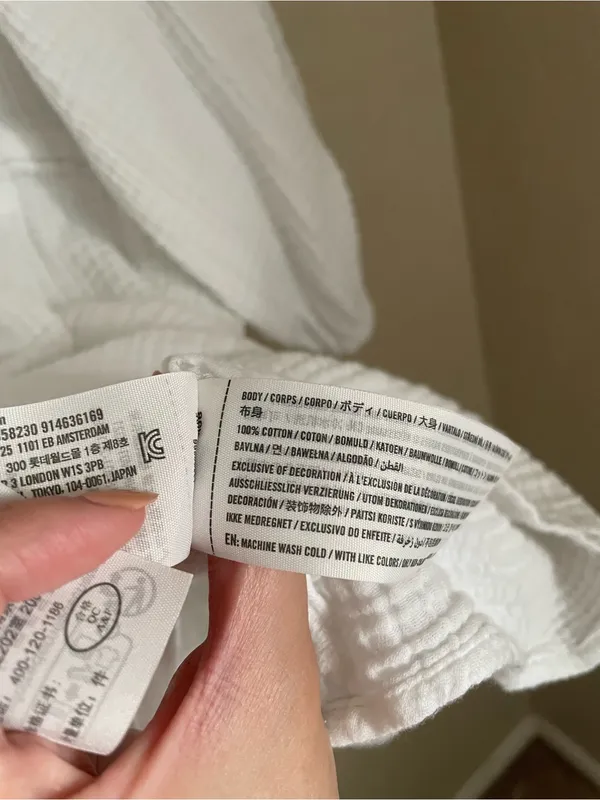 Abercrombie & Fitch Gauze Muslin Cotton Tie Front Beach Pool Coverup Size XS - Image 4