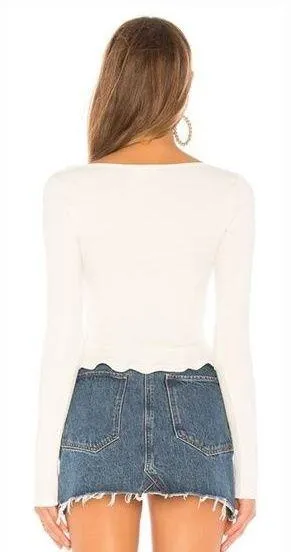 Superdown priscilla ribbed top Small - Image 2