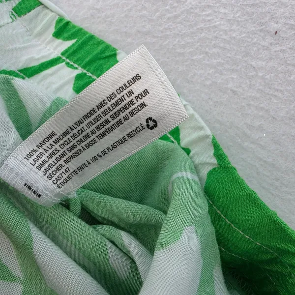 Lilly Pulitzer for Target Green Tropical Palm Leaf Wide Leg Beach Pants XXL - Image 7