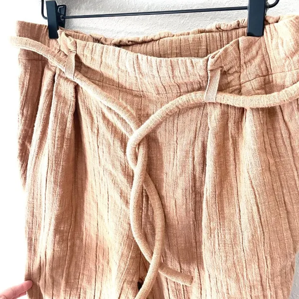 Free People Suits You Set Pants Orange Tan Size S OB1143404 - Image 6