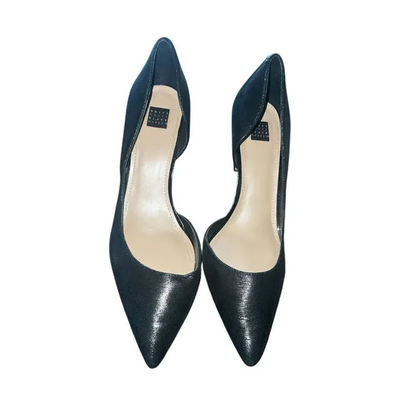 White House | Black Market ✨Ella Embossed-Leather D'Orsay Sz 9.5M Pumps✨ - Image 5