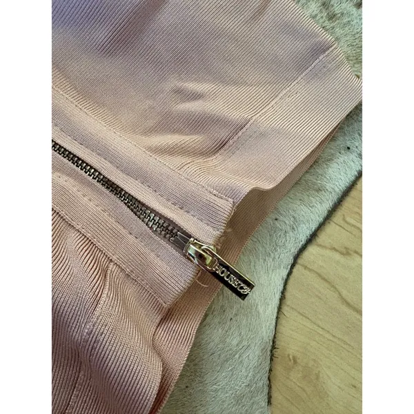 House of CB Ramah blush pink bandage‎ dress Size XS - Image 10