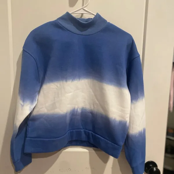 OAT New York Blue Stripped pullover sweatshirt NWT XS - Image 5