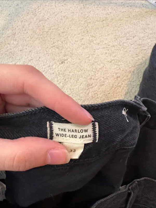Madewell The Harlow Wide Leg Jean (Airy Denim Edition) Hollenbeck Wash SZ 28 EUC - Image 10