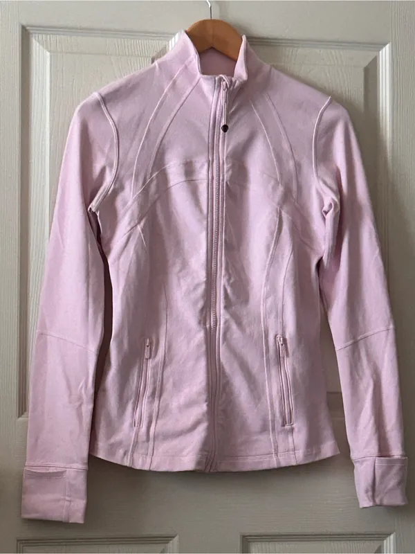Lululemon‎ Define *Nulu Full Zip Jacket in Strawberry Milkshake Sz 8 Sold Out - Image 10