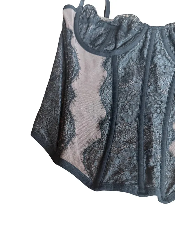 Urban Outfitters Out From Under Modern Love Corset Top Shirt Blouse Size Small - Image 6