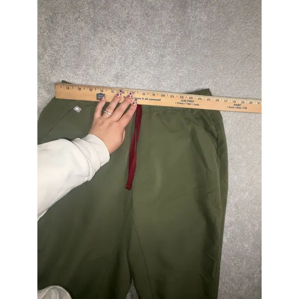 figs mens tansen jogger Large Short Pants scrubs set Dark Olive chisec top Large - Image 12