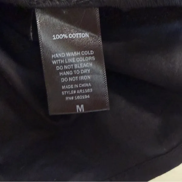 NWT SALTED HOUSES Boutique Black Sleeveless Bow Tie Top Medium - Image 10