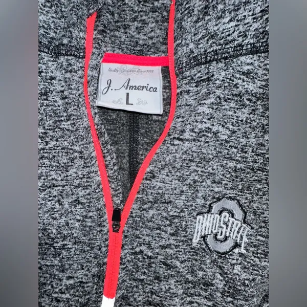 EUC J. AMERICA Ohio State warm-up jacket. Size‎ large. - Image 4