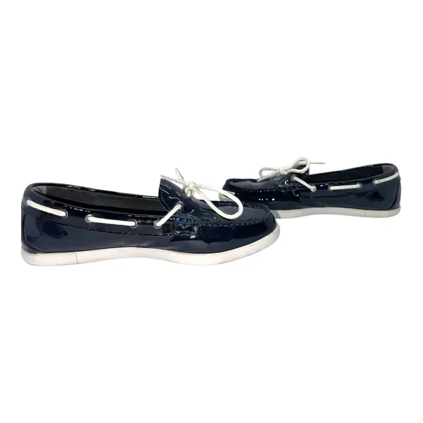 EUC‎ Navy COLE HAAN Patent Leather Deck Shoes - 10 - Image 3