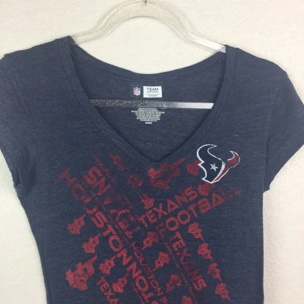 • NFL TEXANS • Navy Vneck - Image 2
