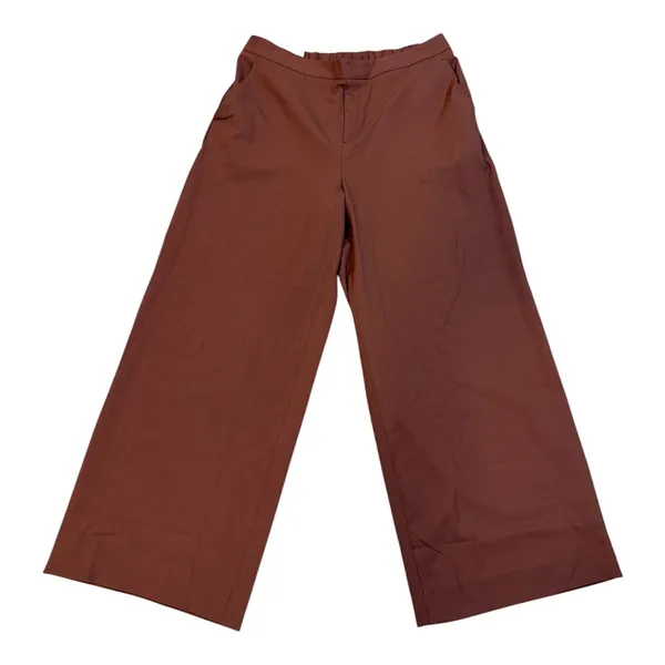 Banana Republic Hayden Wide-Leg Pant Brown 16 Womens High Rise NEW - Image 2
