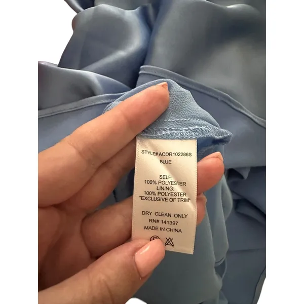 ASTR THE LABEL Florianne Slip Midi Dress Blue Medium NEW NWT‎ - Image 6