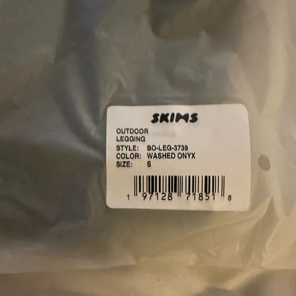 SKIMS Fits Everybody Leggings Small Onyx NWT - Image 8