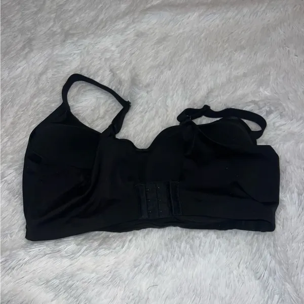 Spanx Black Sports Bra Wireless Extra Large XL D-DD - Image 3