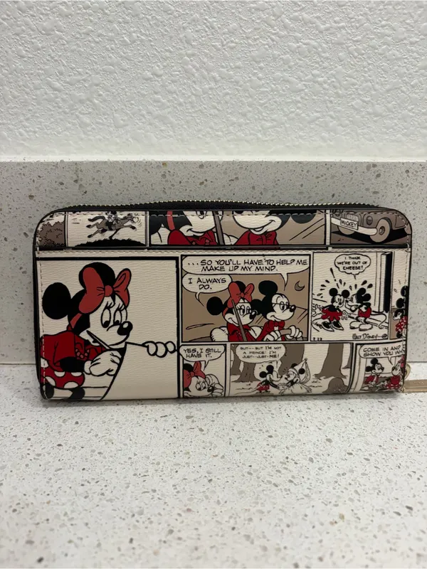 Kate Spade X Disney Minnie Mouse Comic Strip Large Continental Wallet K9327 - Image 3