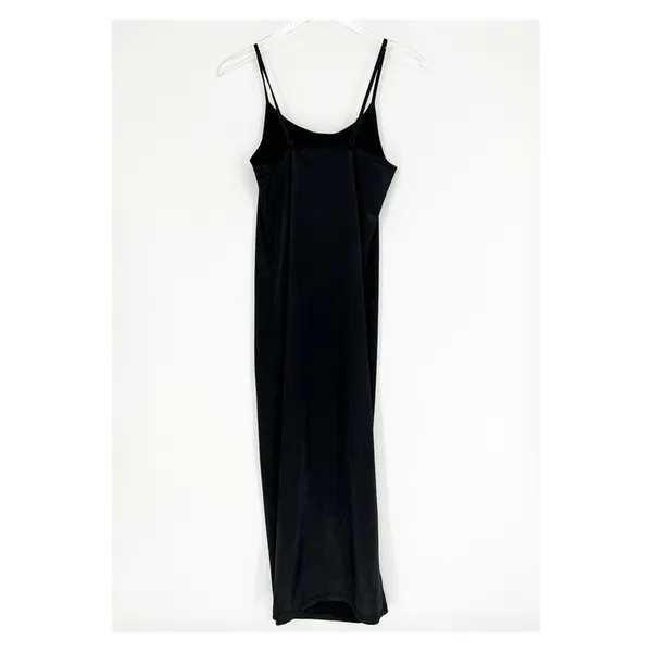 Urban Outfitters iets frans Satin Maxi Dress Women's‎ S Black Sleeveless Y2K - Image 3