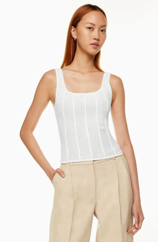 Aritzia Babaton Sculpt Knit Squareneck Tank - Image 2