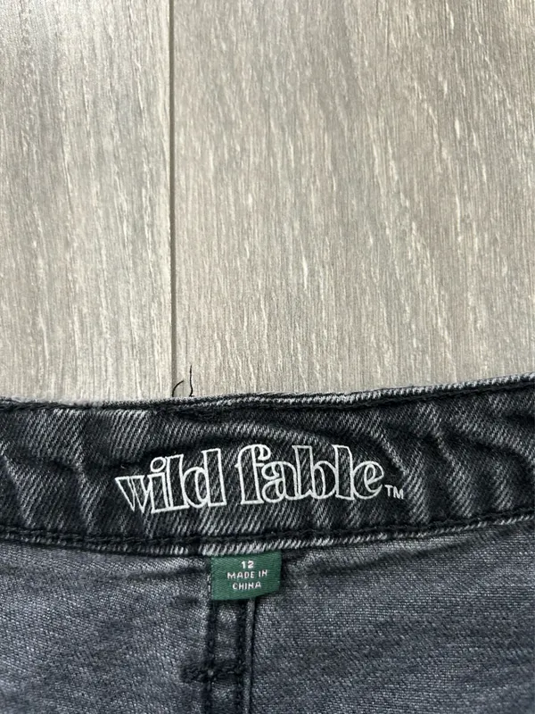 High-Rise Mom Jeans in Black Size 12 - Image 5