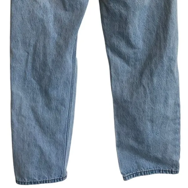 Princess Polly Light Wash High Rise Distressed Straight Leg Jeans‎ Size 6 - Image 13