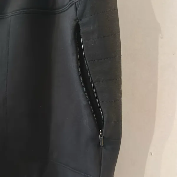 Black High-Waisted Leggings fleece lined‎ - Image 2