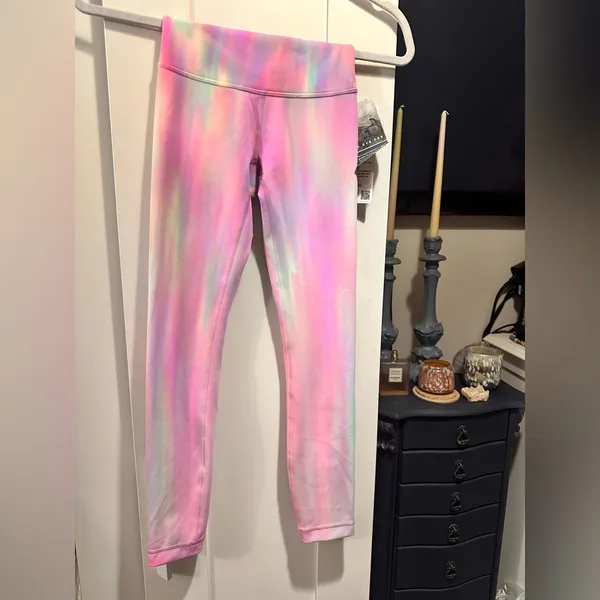 VERY RARE NWT Lululemon Wunder Train High-Rise Tight 25" Psychedelic Wash Multi - Image 9