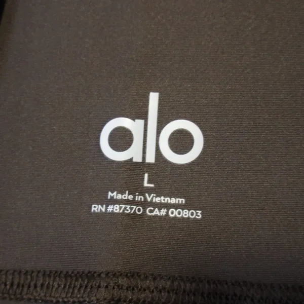 NWT Alo Yoga 7/8 High-Waist Airlift Legging in Espresso Brown Stretch Workout L - Image 5