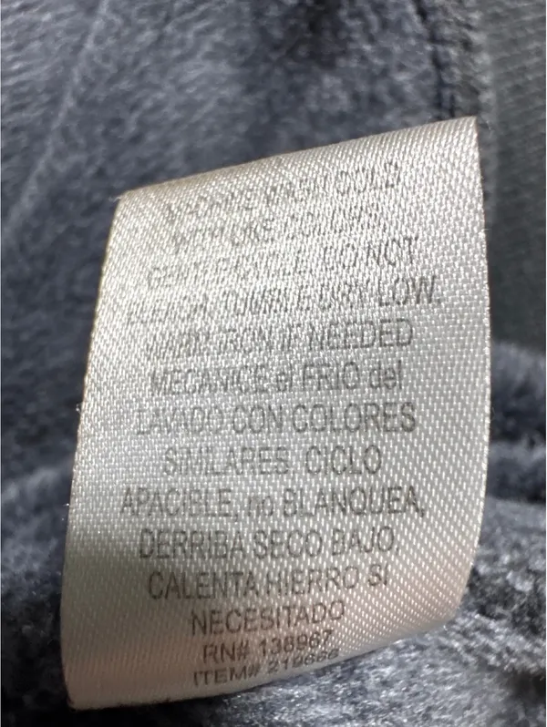 Earth Yoga XL Gray Sustainable Organic Cotton Zip-Up Hoodie - Image 7