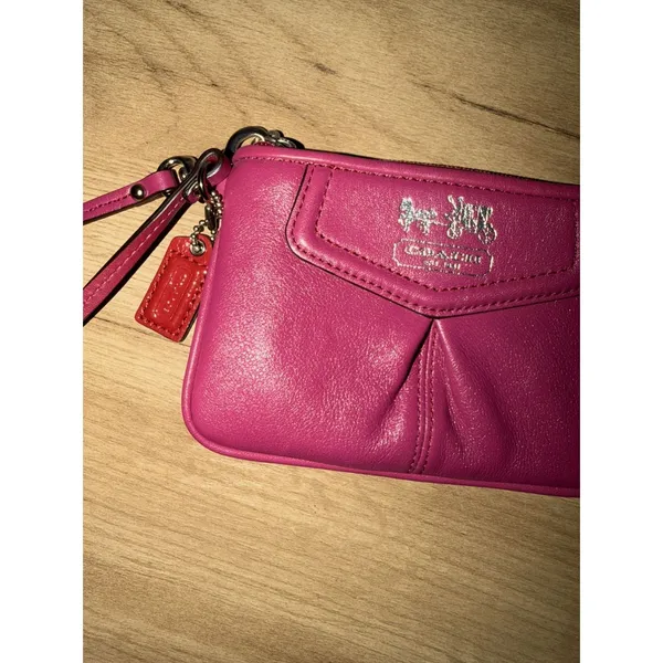 COACH 46621 Madison Leather Pink Small Wristlet M - Image 3