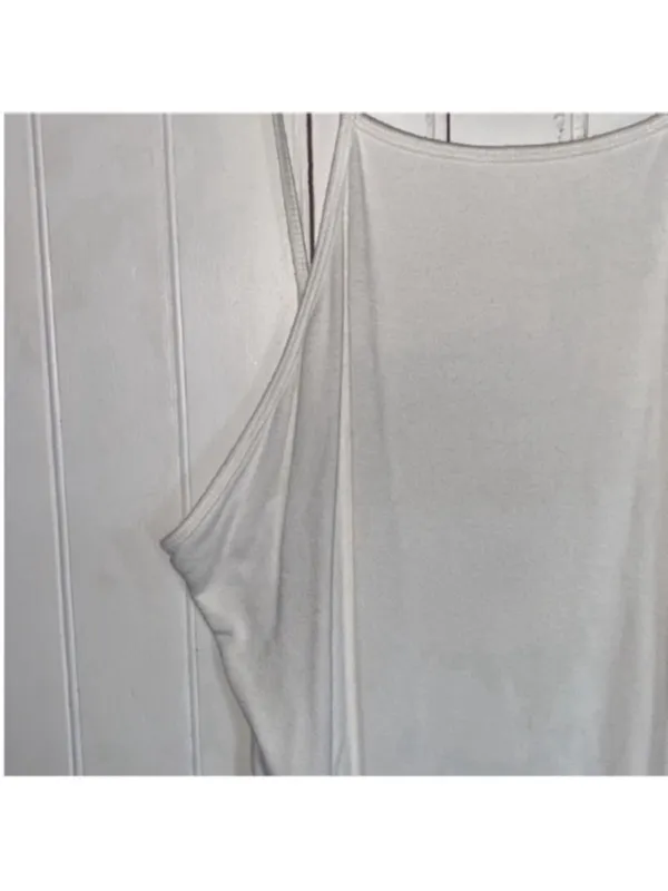American Eagle Outfitters Soft & Sexy Bodysuit White Size L - Image 3
