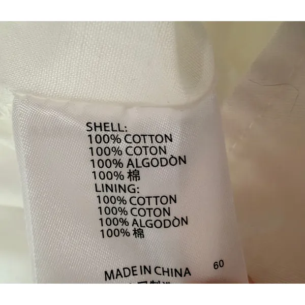 NWT Brandy Melville White Cotton Babydoll Mini Dress Lace Trim Button Front OS - Image 7
