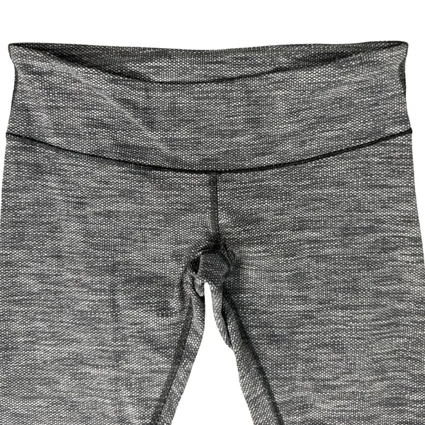 Lululemon Black Gray Circles Wunder Under Coco Pique Low Rise Leggings size 6 - Image 9