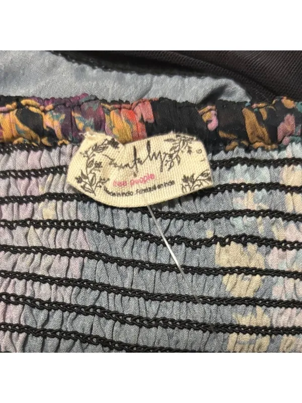 Free People Wanderlust Bodysuit Black Combo Size L - Image 6