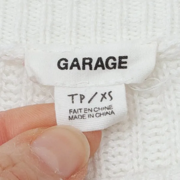 Garage Womens Colorblock Striped Pullover‎ Sweater Size XS Long Sleeve Casual - Image 3