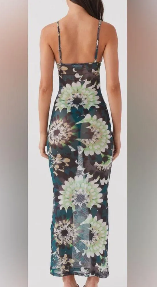 Peppermayo Exclusive NWT Love On The Run Maxi Dress - Jungle. Size 2 - Image 2