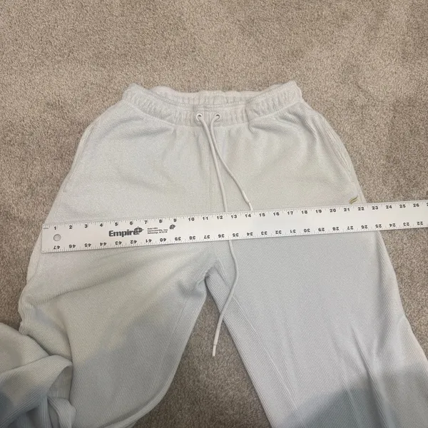 Fabletics medium ribbed brushed lounge casual straight leg pant P4 3265 - Image 9