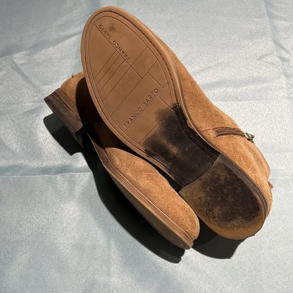 Franco Sarto Brown Kelton Ankle Leather Boots D19‎ - Image 9