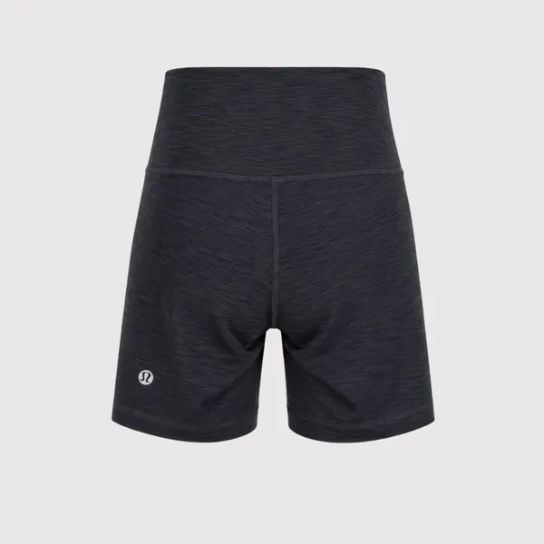 Lululemon Womens Shorts Graphite Grey Heather Wunder Train High Rise Gym Size 4 - Image 2