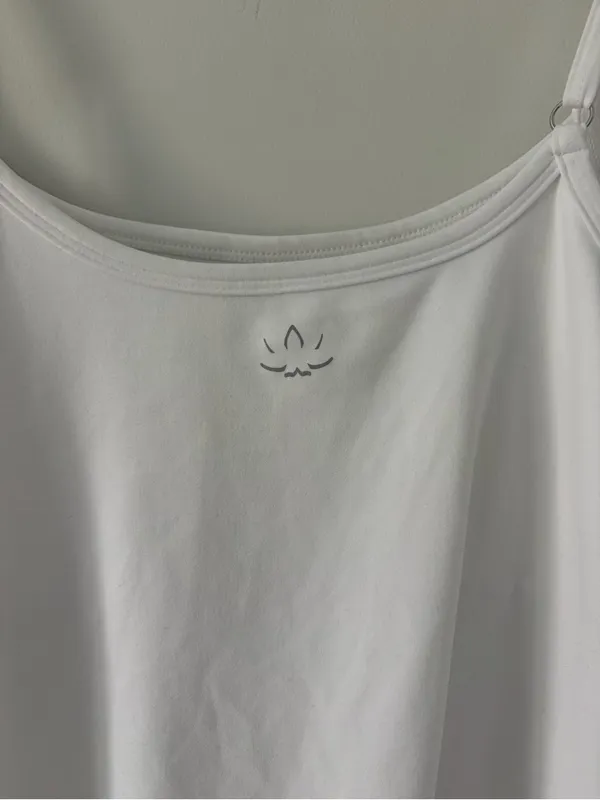 Beyond Yoga Spacedye Essentials Athletic Casual Tennis Dress White XL - Image 3