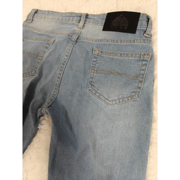 Womens Canyon Club Skinny Jeans Light Wash Size 10 - Image 4