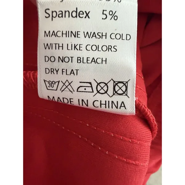 PARKE Track Pants Red Women's Size Large - Image 16