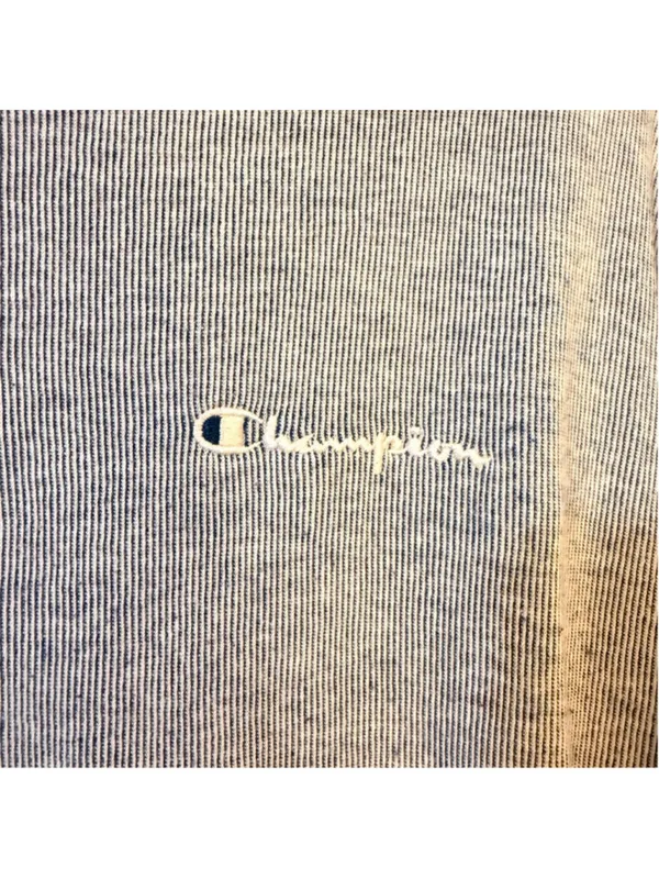 Champion Women's Teal & White Striped Long Sleeve Sweatshirt - Size XL - b13 - Image 3
