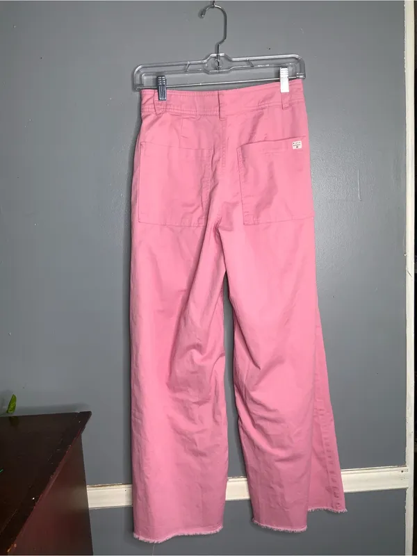 Billabong High-Rise Wide Leg Pants - Pink - 27 - Image 7