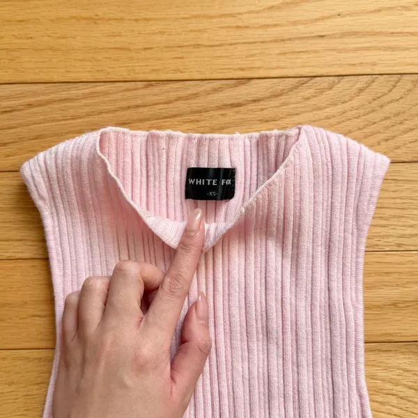 White Fox Boutique Baby Pink Mini Dress - Image 3