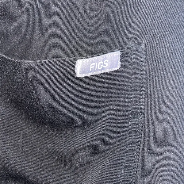 Figs Scrub Black Jogger Pants with Pocket Detail I7 - Image 4