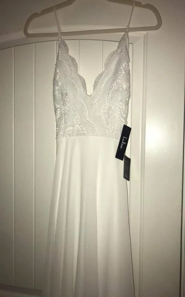 White  NWT Formal Dress - Image 2