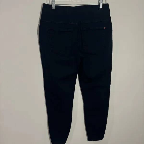 Spanx High Rise Side Zip Alexia‎ StretchSkinny Jeans Indigo Large Minimalist - Image 8